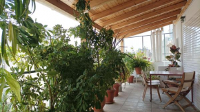 Sunny penthouse studio in Acropolis